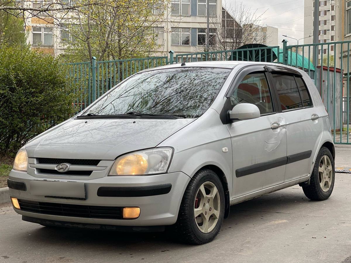 Купить Hyundai Getz I хэтчбек 5 дв., 2004 года, цвет: Серый, за 365000 руб.  в Санкт-Петербурге